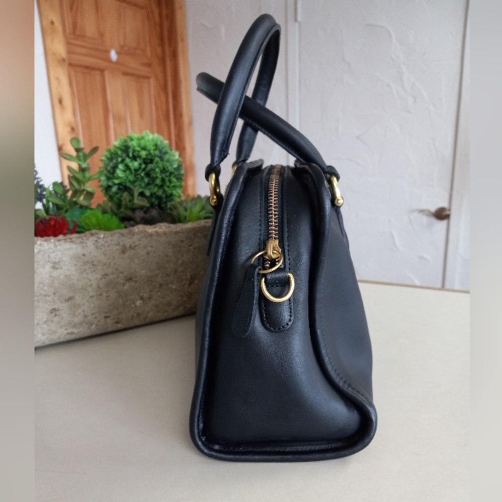 Coach Vintage Beaumont Satchel/Crossbody #9871, Navy Blue - Picture 7 of 16